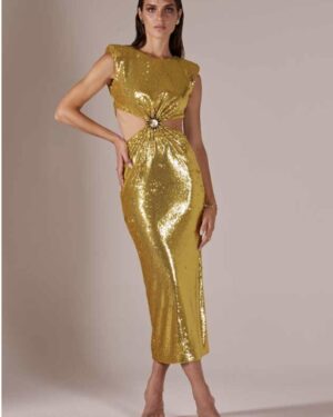 ABITO DORATO  ALMA SANCHEZ