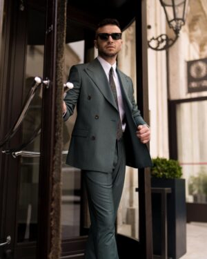 ABITO DOPPIOPETTO VERDE SOALRO