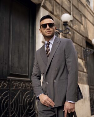 ABITO GRIGIO FUMO RELAXED